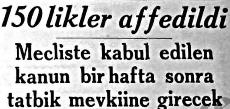 1933 Genel Af Kanunu, 26 Ekim 1933 tarihinde, Türkiye Büyük Millet Meclisinde kabul edilmiş ve 28 Ekim 1933’te resmi gazetede yayınlanarak yürürlüğe girmiştir.  Bu af kanunundan sonra 1960 yılına kadar geniş kapsamlı genel af kanunu çıkarılmamıştır. Cumhuriyetin kuruluşunun 10. yılı dolayısıyla çıkarılan Genel Af Kanunu sonucunda, 5 yılı geçmeyen hürriyeti bağlayıcı cezaya mahkum olanlar hakkında takibat yapılmamasına ve 3 yılı geçenlerin cezasının affına ilişkin düzenleme getirilmiştir.
