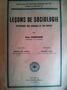 Hüseyin Nail Kubalı -Leçons de Sociologie