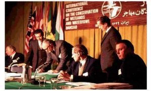 Özellikle Su Kuşları Yaşama Ortamı Olarak Uluslararası Öneme Sahip Sulak Alanlar Hakkında Sözleşme (Ramsar Sözleşmesi)