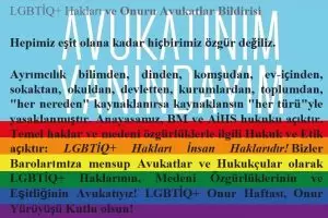 LGBTİQ+ Hakları ve Onuru Avukatlar Bildirisi