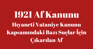 1921 Af Kanunu