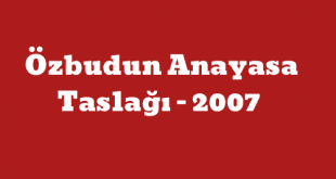 Anayasa Taslağı