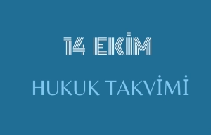 14 Ekim Hukuk Takvimi; geçmişten günümüze hukuk tarihine ışık tutan önemli olaylar, yasal düzenlemeler, tarihte bugün ilan edilen bildirgeler, uluslararası sözleşmeler ve diplomatik adımların kronolojik dizini. bu gün doğan ve vefat eden hukukçular, görülen önemli davalar, alınan kararlar, yapılan tutuklamalar, infazlar ve hukuk dünyasını etkileyen eylemler. Tarihte bugün hukuk alanında yaşanan gelişmeler, takip ederek kolektif hukuki hafızanızı güçlendirin.