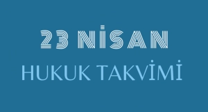 23 Nisan Hukuk Takvimi: Hukuk tarihinde bu güne ilişkin önemli olaylar. Kanun değişiklikleri, sözleşmeler, davalar, yargılamalar, idamlar, tutuklamalar, infazlar ve diğer hukuki gelişmeler. Ayrıca, diplomatik ilişkilerdeki dönüm noktaları. Ulusal ve uluslararası hukuk kuruluşlarına ait gelişmeler, bildirgeler ve hukukçuların doğum ve ölüm günlerine dair detaylı bilgiler.
