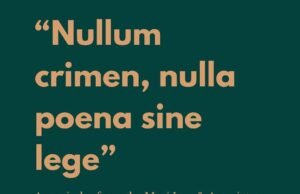 Nullum crimen sine lege