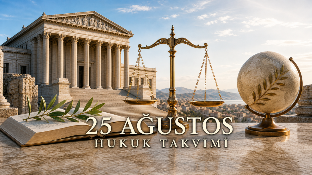 25 Ağustos – Hukuk Takvimi