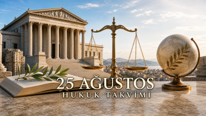 25 Ağustos – Hukuk Takvimi